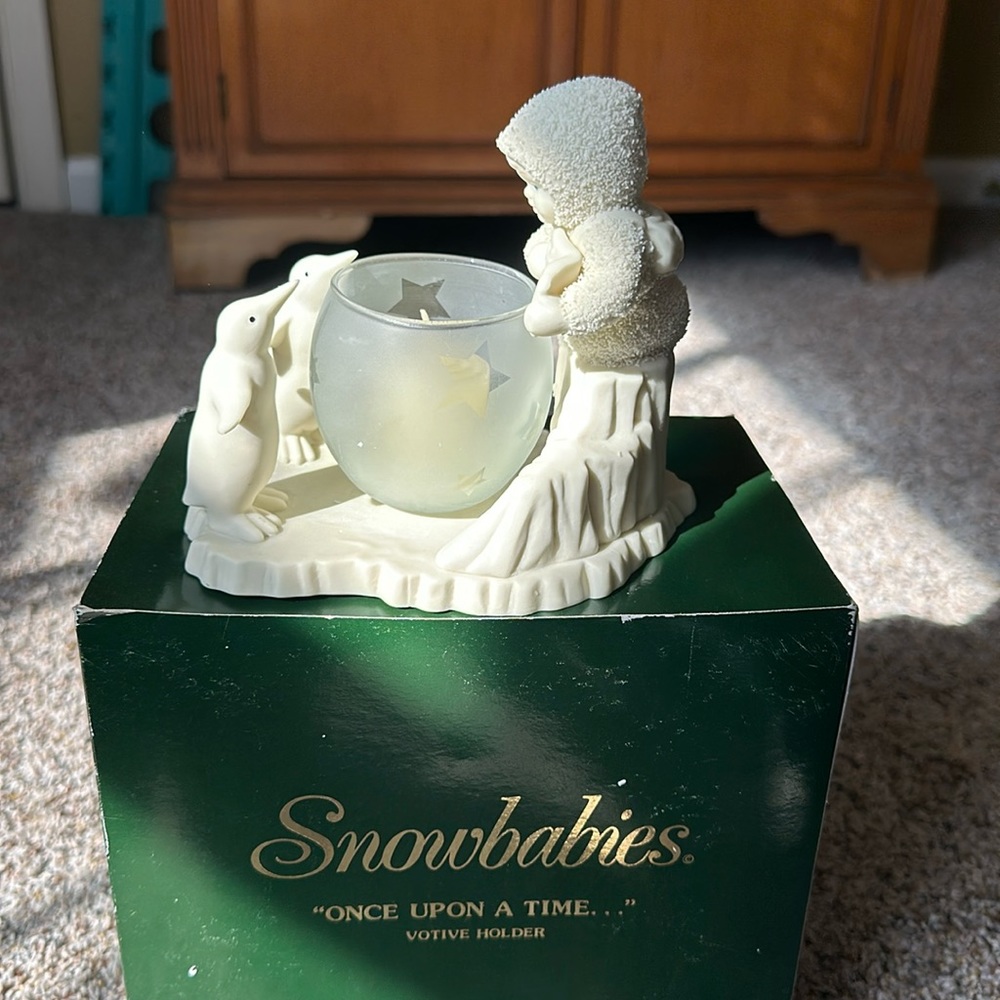 Votive candle “Once upon a time” Snowbabies